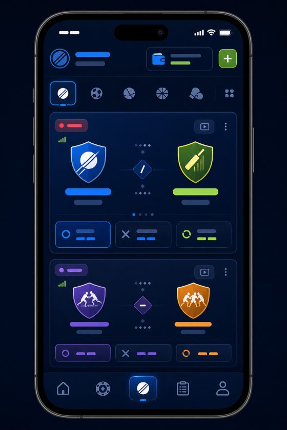 1Win Android and iOS app screenshot